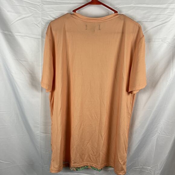 Forever 21 T-Shirt Large Blue Mens Floral Short Sleeve - Picture 4 of 4